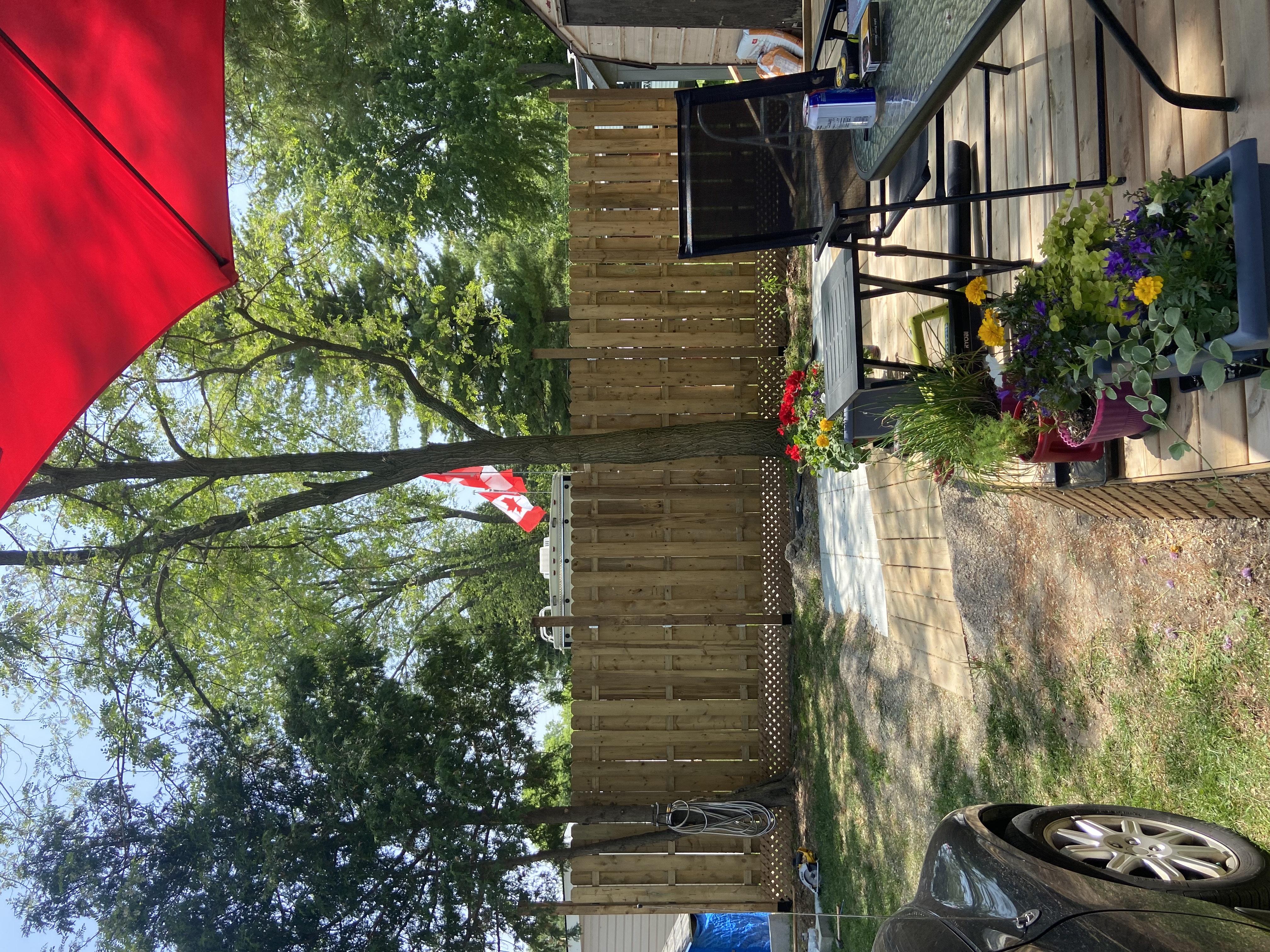 Fence and deck work example 3