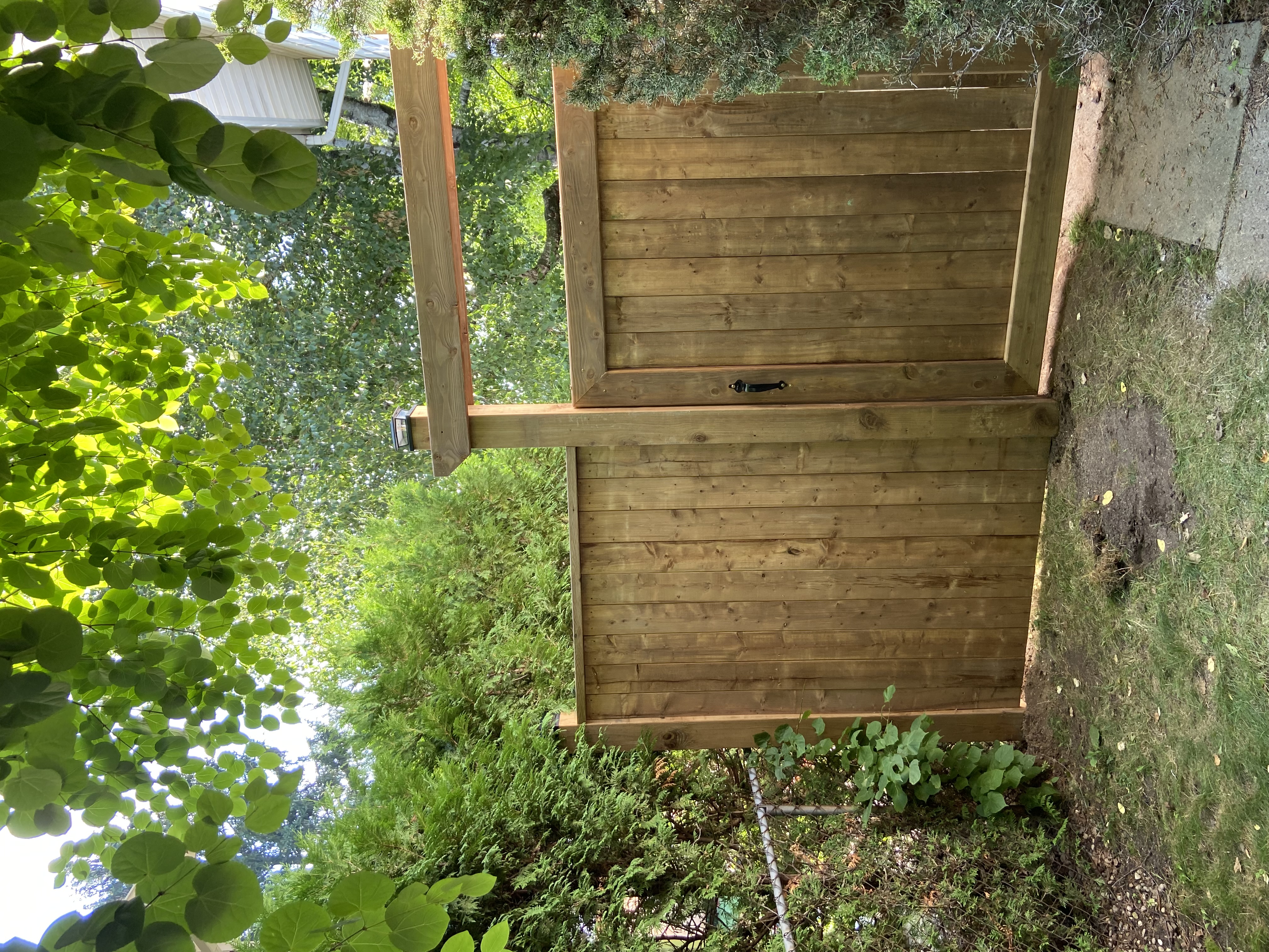 Fence and deck work example 6